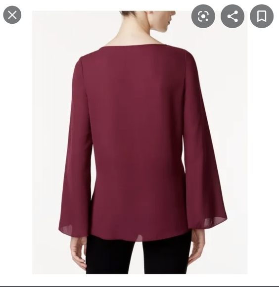 MAISON JULES BELL SLEEVE TOP - Picture 3 of 6